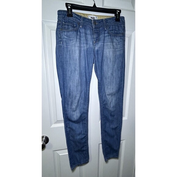 PAIGE Women’s Skyline Ankle Peg Mid Rise Medium Wash Jeans Size 26 - Picture 1 of 7